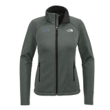 The North Face Ladies Chest Logo Ridgewall Soft Shell Jacket (PLATINUM)