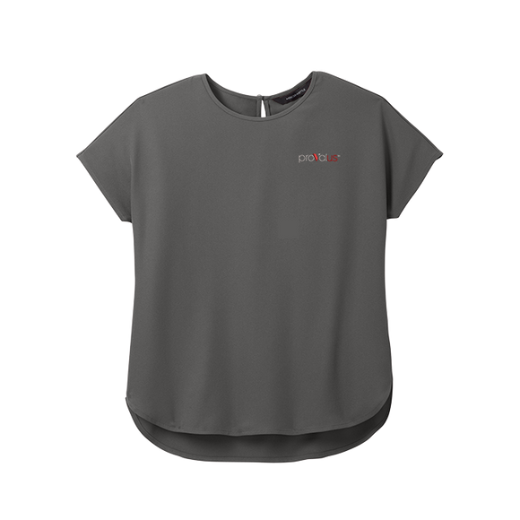 Mercer+Mettle Women's Stretch Crepe Crew (BRONZE)